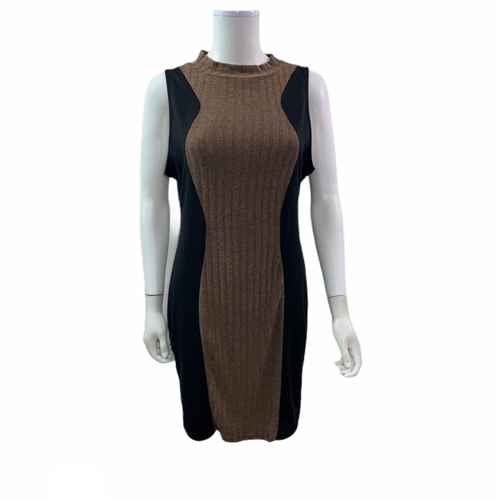 TOTO Collection Colorblock Body-cone Dress - Picture 2 of 5
